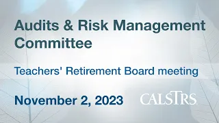 Audits and risk management committee - November 2, 2023