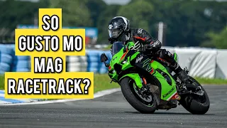 Racetrack Gamit ang Kawasaki ZX10R!