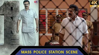 Mass Police Station Scene | ONE - South Hindi Dubbed Movie [4K] With English Subs | Mammootty