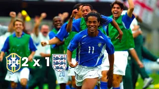 Brasil vs Inglaterra (Full HD) [Copa do Mundo 2002 - Quartas de Final]