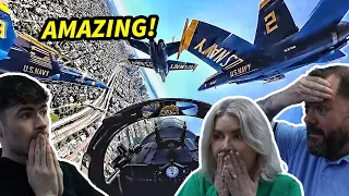 Amazing Cockpit View! US Navy Blue Angels Team Highlights! British Family Reacts!