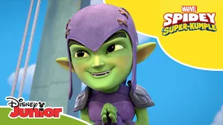 😎 Zielony Goblin superbohaterem?! | Spidey i Super-Kumple | Disney Junior Polska