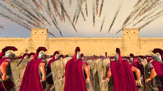 CAESAR vs PHARAOH 20K MEN SIEGE - Total War ROME 2