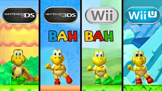 Koopa Bah Bah Dance - NDS vs 3DS vs Wii vs Wii U 4K