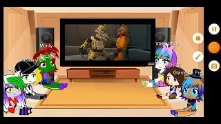 FNAF reacts to FNAF fights pt2/?