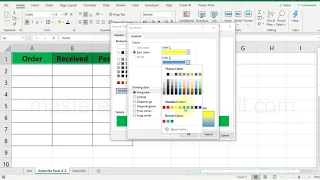 Two colors fill | Basic Tips & Tricks in excel