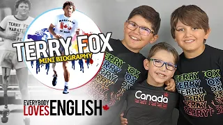 🏃Terry Fox Mini Biography. Learn with Everybody Loves English.