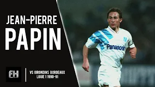 Jean-Pierre Papin ● Goals and Skills ● Olympique Marseille 2:0 Girondins Bordeaux ● Ligue 1  1990-91