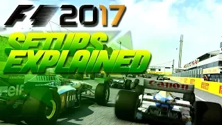 F1 2017 SETUPS EXPLAINED (FOR TT, RACE & THE WET)