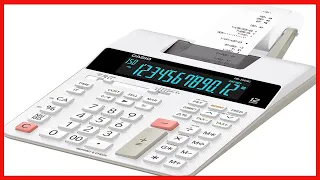 Casio HR-300RC Printing Calculator with Backlit LCD Display,White,Mini-Desktop