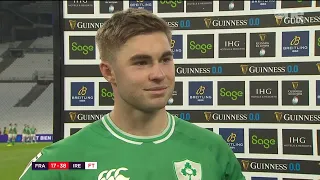 Jack Crowley after Ireland's special win over France