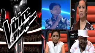 Vensor Dumasig sing"THE VOICE OF THE PHILIPPINES"unbelievable napaikot niya Ang tatlong JUDGES!😱😱😱