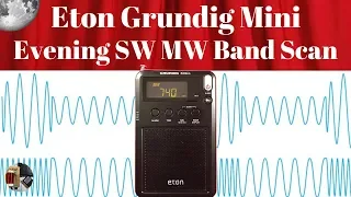 Eton Grundig Edition Mini | Evening Shortwave & MW Band Scans