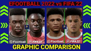 FIFA 22 vs eFooball 2022 Next-Gen Graphics Comparison