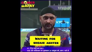 shoaib akhter reply harbajan singh today viral meme