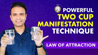 Awesome AJ Two Cup Method  ✅ Overnight Law of Attraction Manifestation Technique