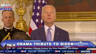 SO EMOTIONAL: Obama SURPRISES a CRYING Joe Biden With Medal of Freedom - FNN