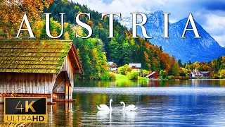 FLYING OVER AUSTRIA (4K UHD) - Lounge Music With Amazing Scenic Relaxation Film For Relaxation On TV