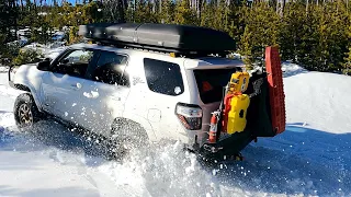 5 Things NOT to Do in Snow -  Toyota 4Runner Overlanding Camping