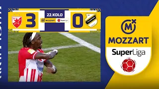 Mozzart Bet Super liga 2023/24 - 22.Kolo: CRVENA ZVEZDA – ČUKARIČKI 3:0 (2:0)