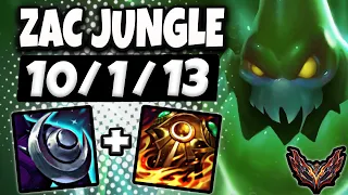 Zac vs Khazix [ Jungle ] Lol Korea Grandmaster Patch 13.13 ✅