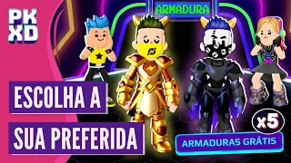 APROVEITE! Armaduras GRÁTIS do Nimda ou Admin no PK XD para INSCRITOS