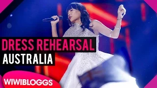 Australia: Dami Im "Sound Of Silence" semi-final 2 dress rehearsal @ Eurovision 2016 | wiwibloggs