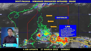 Public Weather Forecast Issued at 4:00 AM March 27, 2022