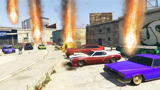 crashing a car meet with an airstrike (ngl, i kinda feel bad lol...) | GTA 5 THUG LIFE #530