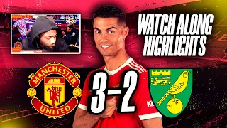 OMG!!! RONALDO SCORED A FREE KICK 😂 Manchester United 3-2 Norwich | Watch Along Highlights