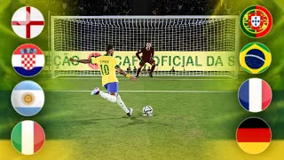 COMEÇOU a COPA do MUNDO de PÊNALTIS com 32 SELEÇÕES! PES 2021 #01