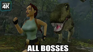 Tomb Raider  Remastered - All Enemies & Bosses (With Cutscenes) 4K 60FPS UHD PC