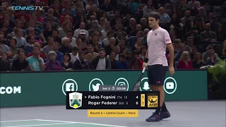 Hot Shot: Federer's Superb Half-Volley In Paris 2018