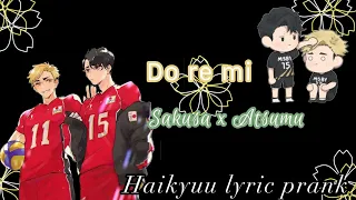 Haikyuu lyric prank || SakuAtsu || Sakusa’s revenge (2/2)