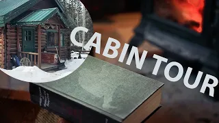 Best Log Cabin Ever - Quick Tour of an Amazing Tiny Log Cabin In The Canadian Rocky Mountains