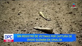 Sin registro de víctimas en Sinaloa tras la captura de Ovidio Guzmán | De Pisa y Corre