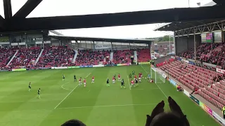 Wrexham 1-2 Stockport Sam Minihan goal