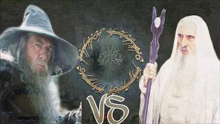 Saruman the White vs Gandalf the (Grey & White)/ The Battle for Middle-Earth/ 4K