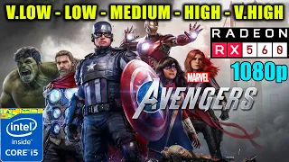 Marvel's Avengers | Gameplay | RX560 4GB + Core i5-2400 | All Settings | 1080p
