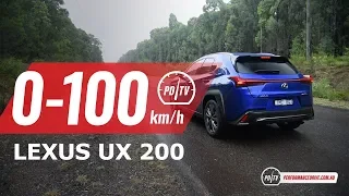 2019 Lexus UX 200 0-100km/h & engine sound