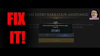 [Lost Ark] Quick fix for server authentication error that worked for me