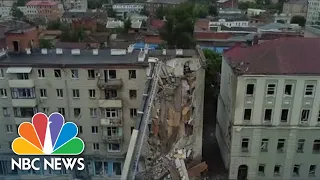 Russian Military Strikes Another Apartment Building In Ukraine
