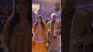 Hiba bukhari on her wedding with father
