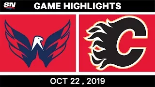 NHL Highlights | Capitals vs Flames – Oct 22, 2019