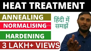 (Hindi) Heat treatment, Annealing, Normalising, Hardening, Tempering #Gear_Institute हिंदी में समझें