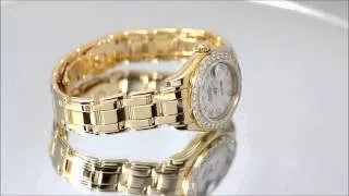 Ladies Pearlmaster  w/ Mother of Pearl Diamond Dial & Bezel