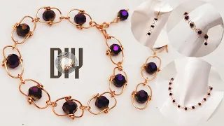 How to make simple bracelet | Earrings | necklace | Bead Jewelry | DIY @LanAnhHandmade 968