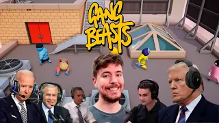 US Presidents Play Gang beasts #10 ft. MrBeast!