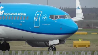 KLM B738 Departing Newcastle Airport! REG: PH-BGG