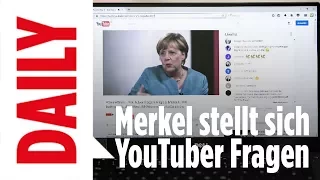 Merkel stellt sich den Bundestagswahl-Fragen der YouTube Stars - BILD Daily live 16.08.17